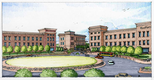 Entrance Rendering Resorts at Rockwater