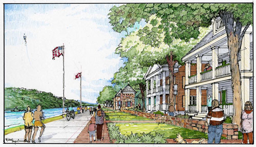 Rendering of Rockwater River Trail